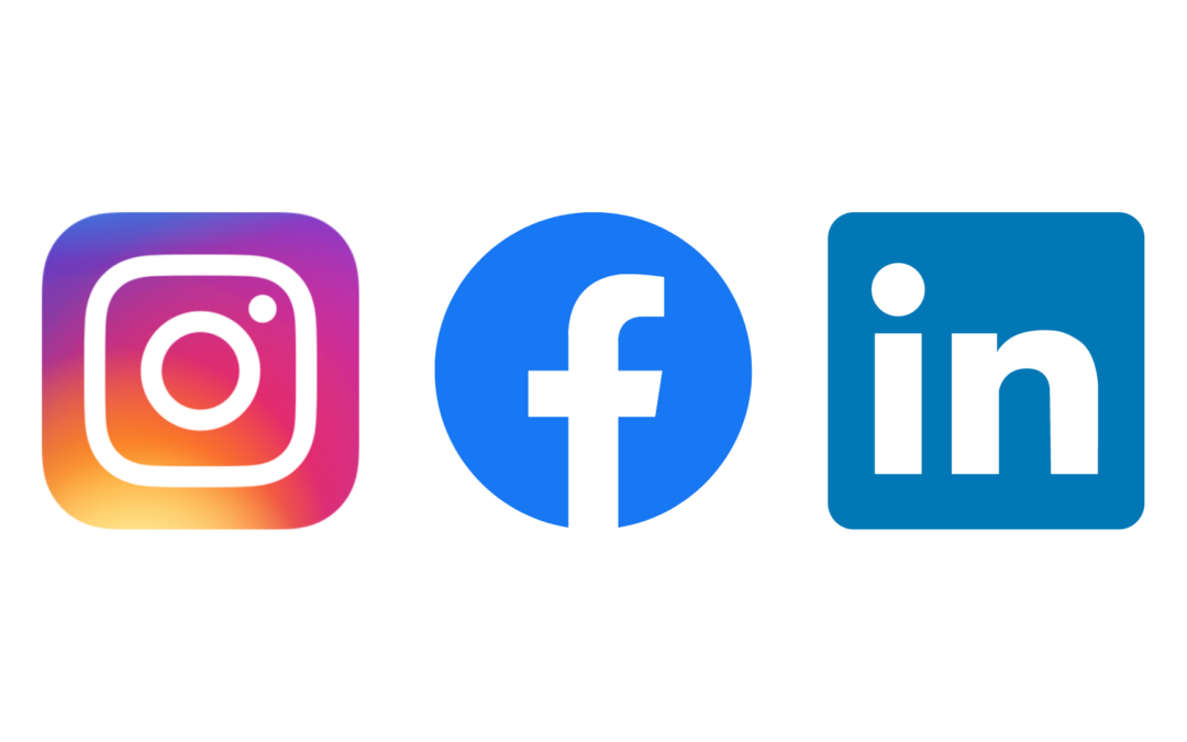 Nos réseaux sociaux : Instagram, Facebook & LinkedIn