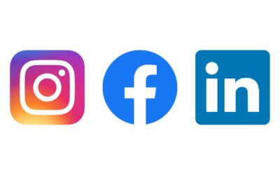 Nos réseaux sociaux : Instagram, Facebook & LinkedIn