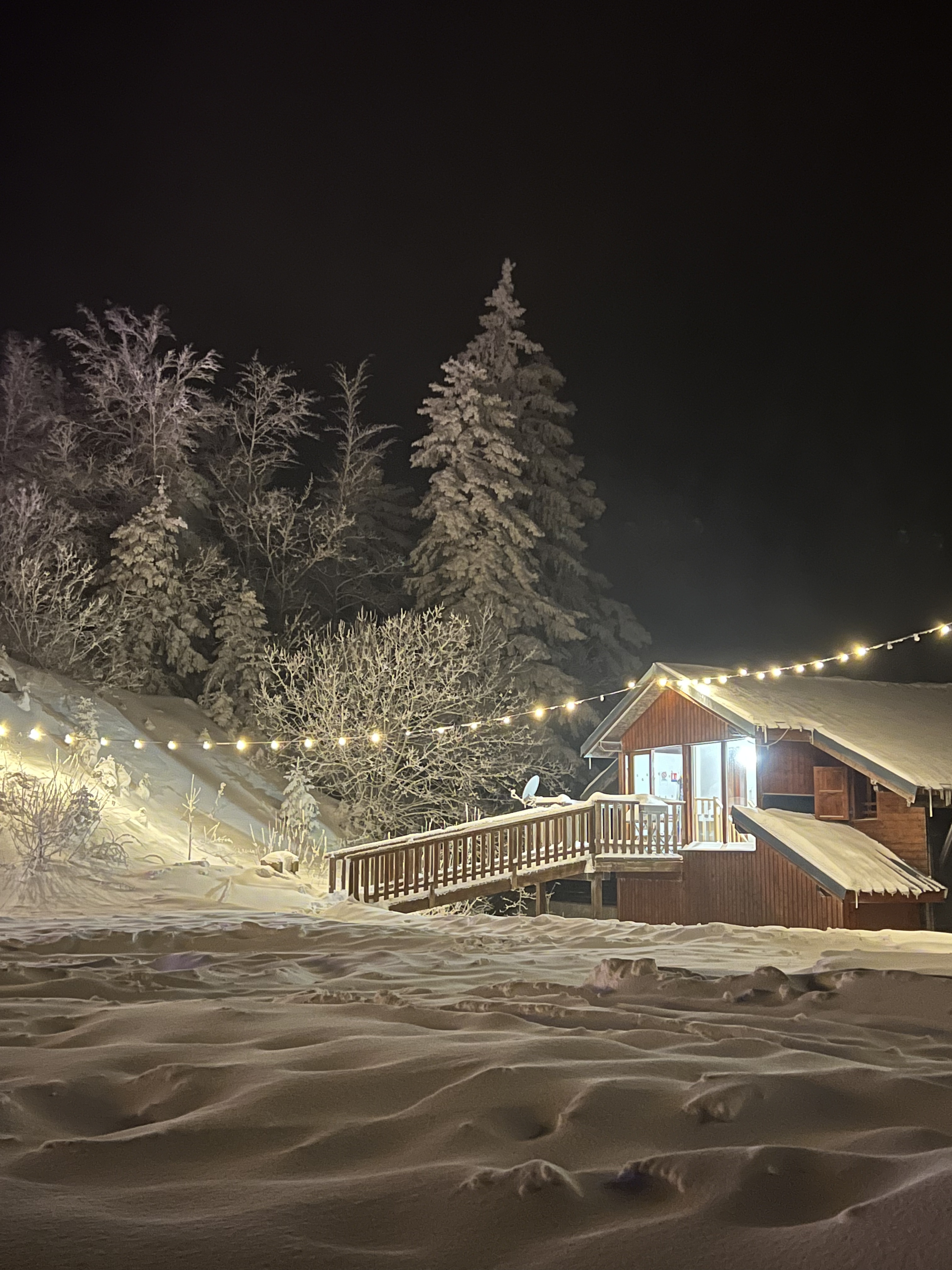 Le Domaine de Rozan dans la nuit hivernale