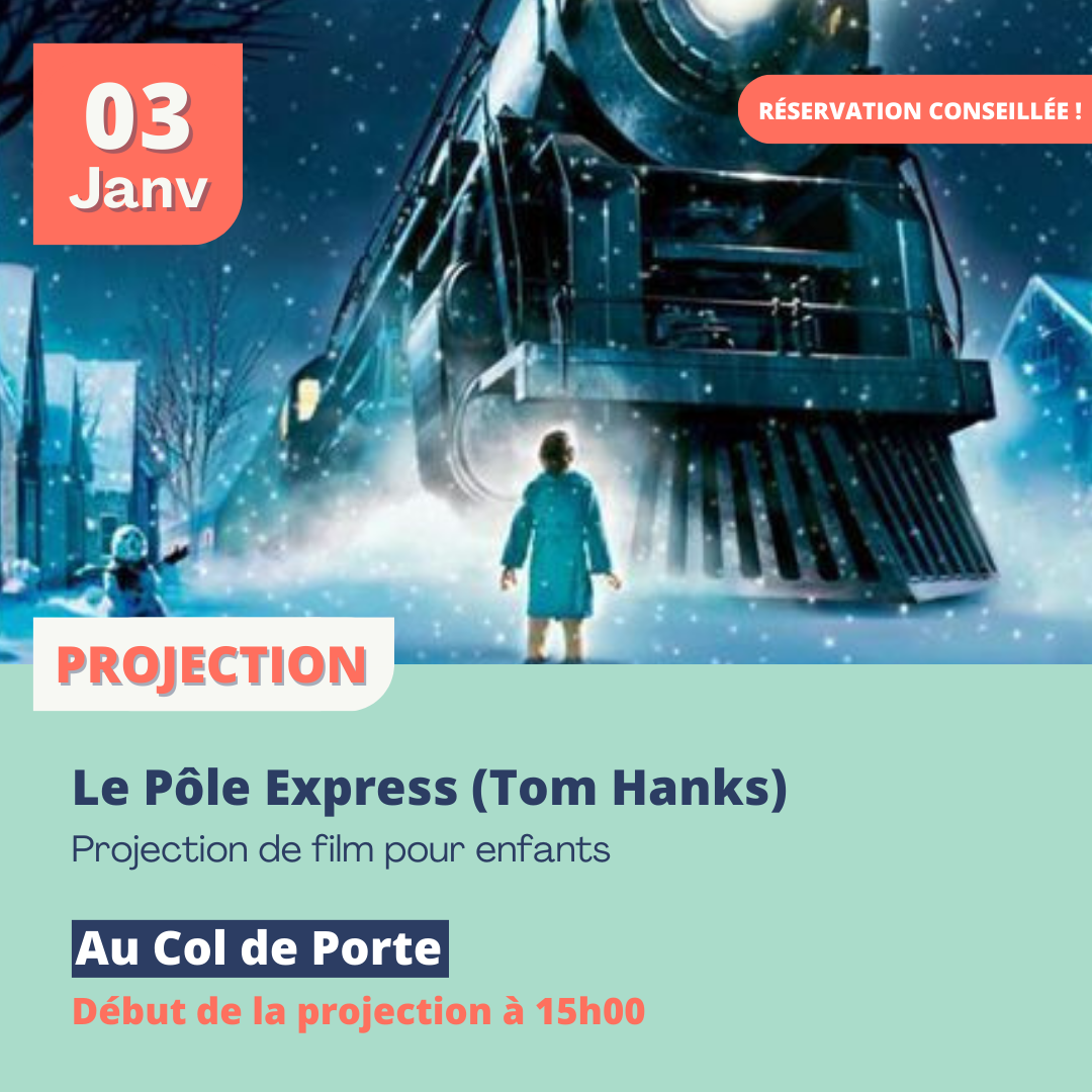 Projection du film Le Pôle Express