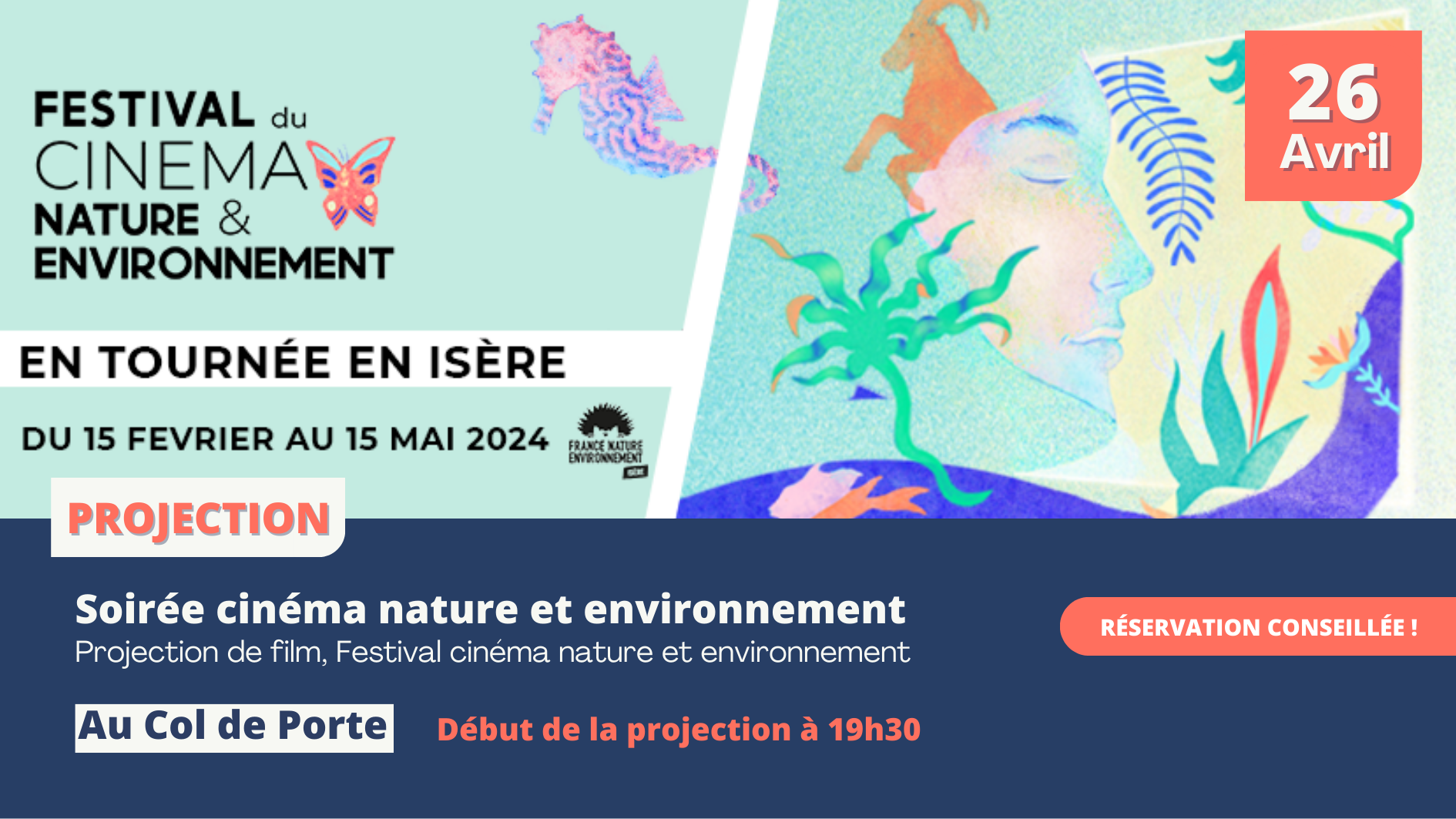 Soirée Cinéma dans le cadre de la 37ème édition du Festival Cinéma Nature & Environnement