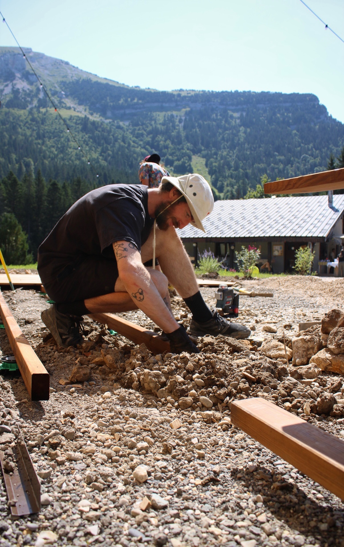 Travaux d'aménagement au Domaine 