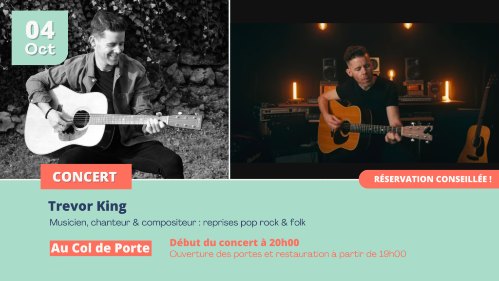 Trevor King en concert au Domaine de Rozan