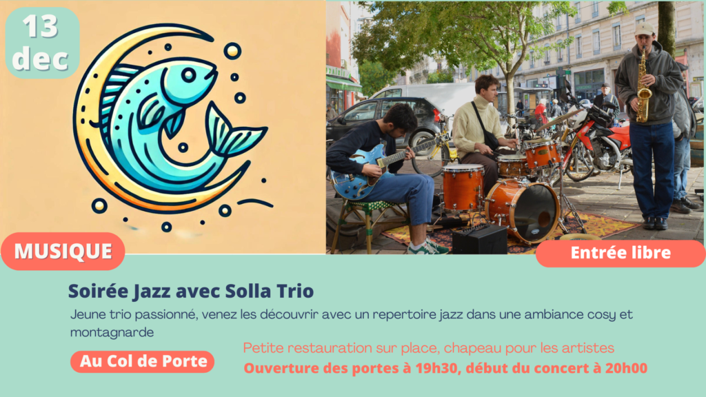 Solla Trio en Concert Jazz au Domaine de Rozan