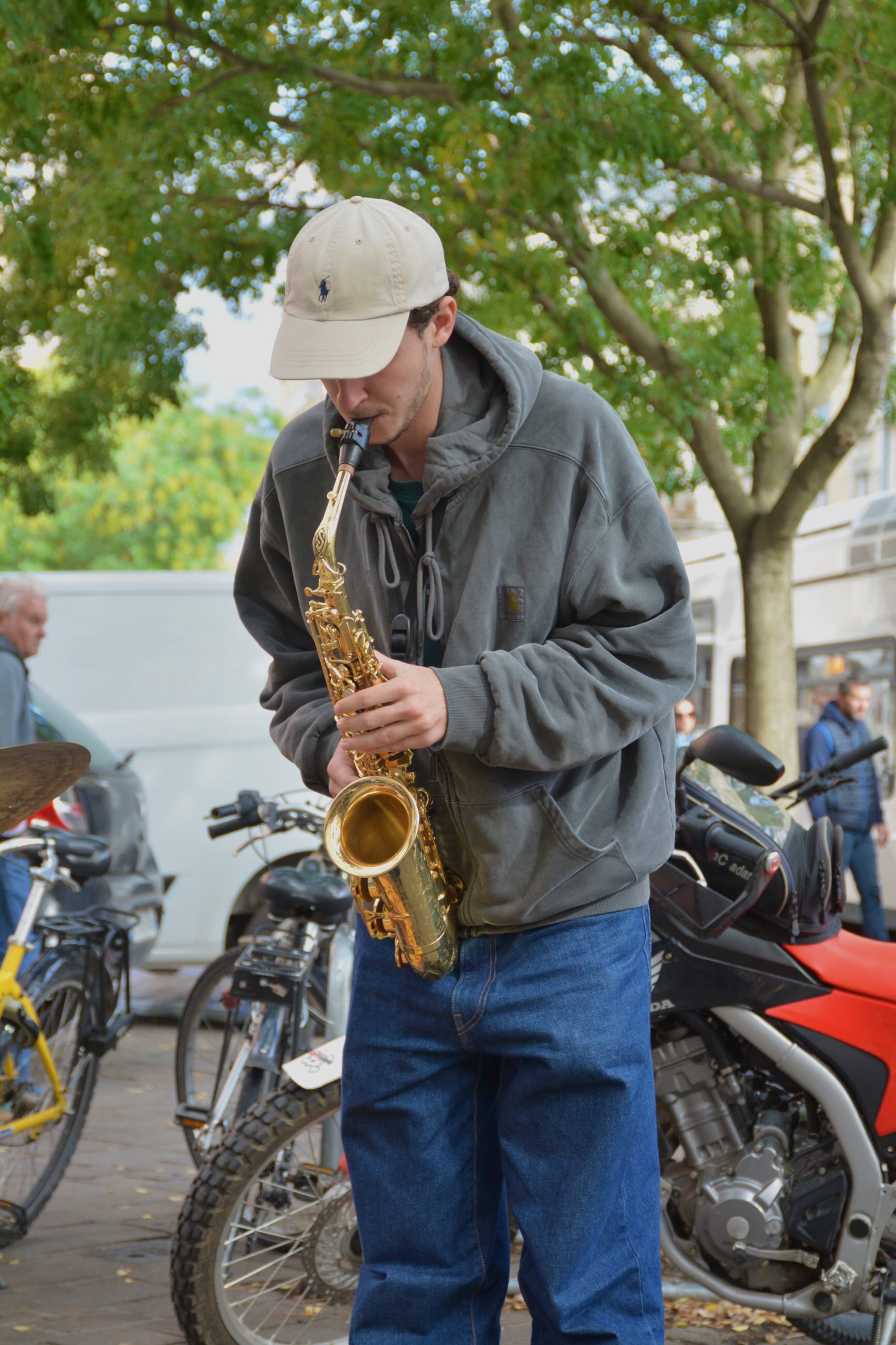 Sollatrio : Gaspare au saxophone 