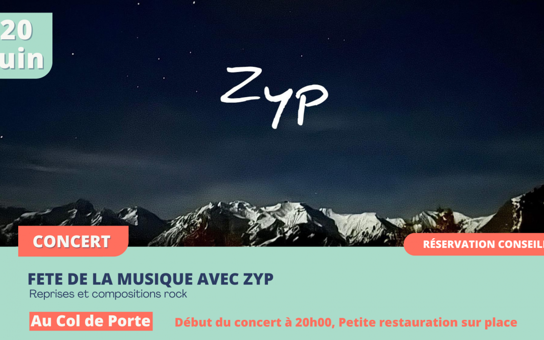 Fête de la musique avec Zyp au Domaine de Rozan