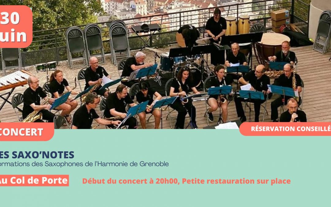 Les Saxo&rsquo;notes viennent clôturer leur année