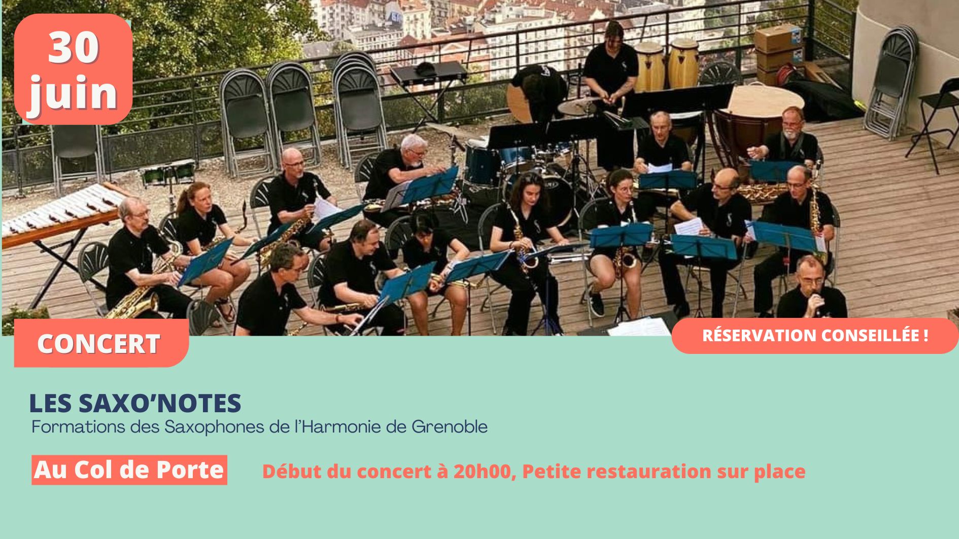 Les Saxo'notes de l'Harmonie de Grenoble