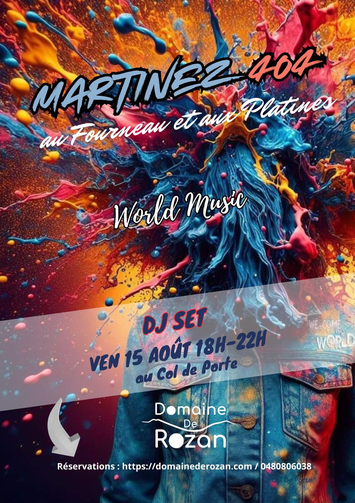 Affiche Apéro Mix : Martinez 404