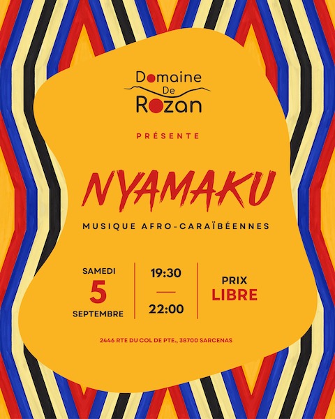 Nyamaku en concert au Domaine de Rozan