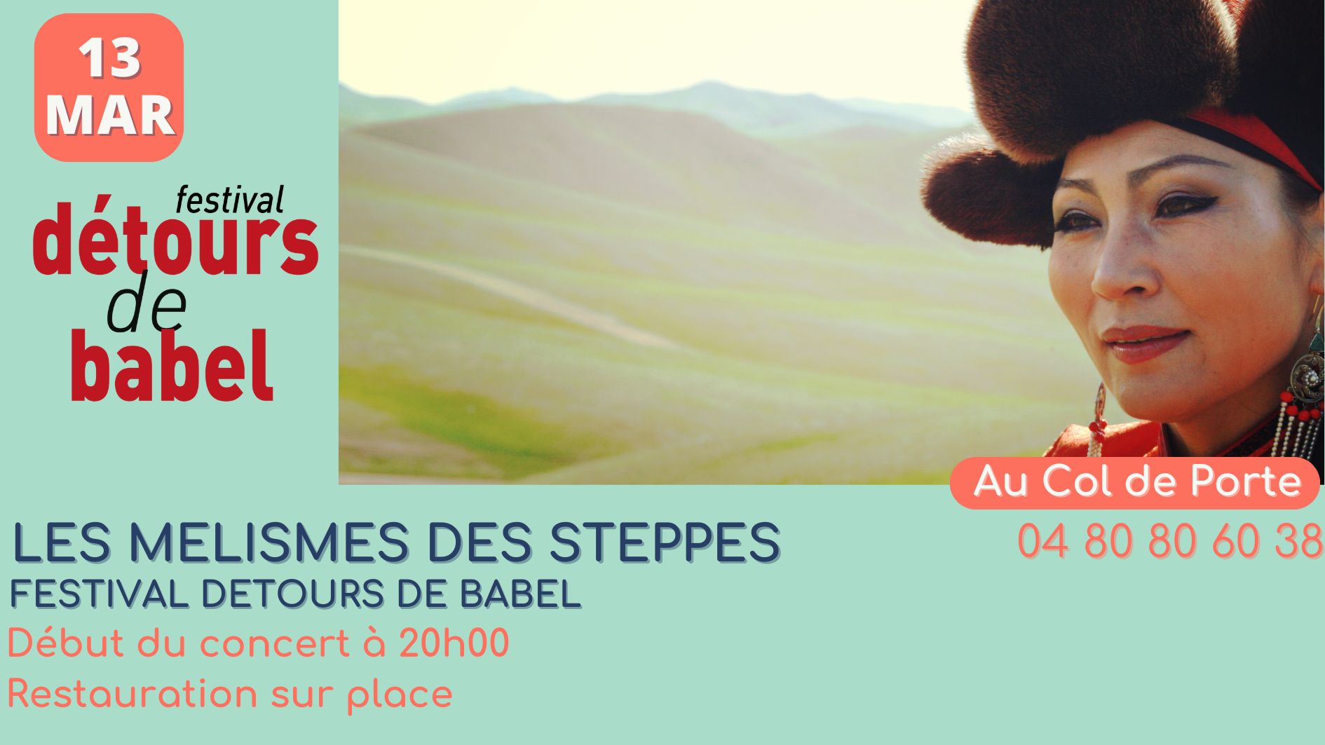 Mélismes des Steppes - Festival Détours de Babel